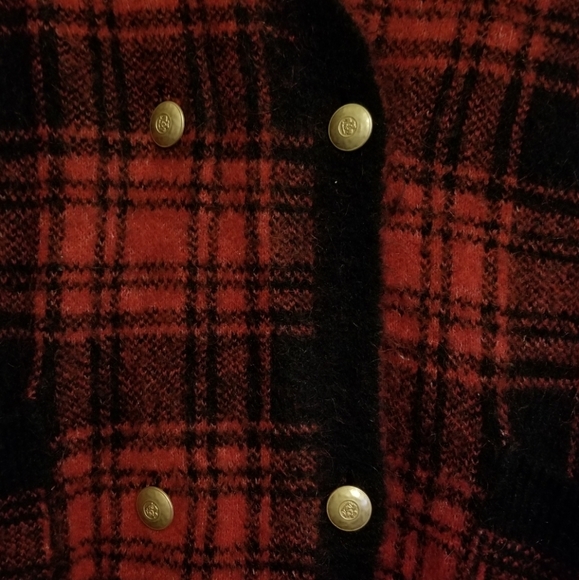 Plaid Check Soft Cardigan - Picture 3 of 5